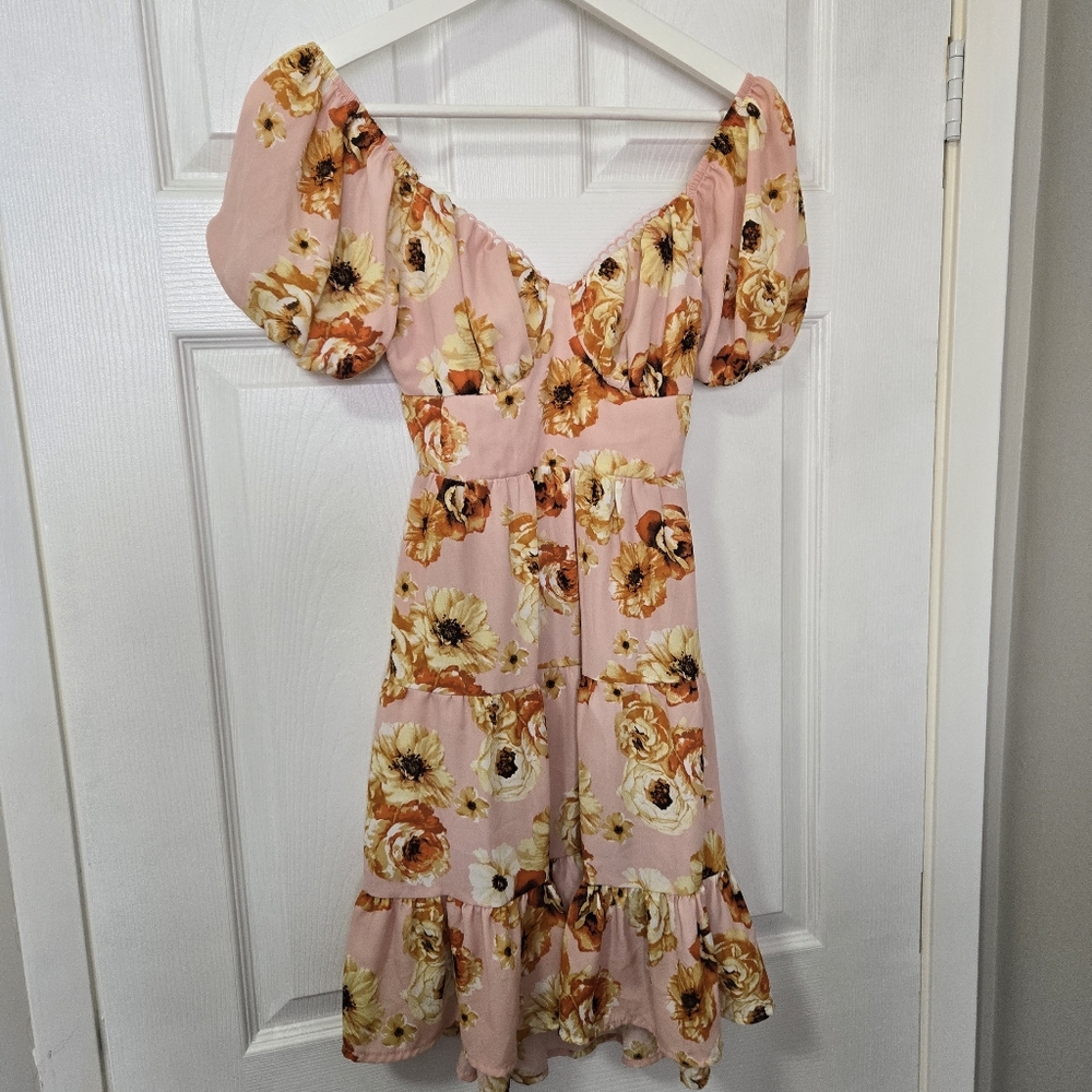 Ardene Floral Backless Dress